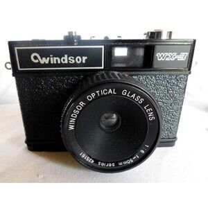 Vintage Windsor WX-3 35mm Film Camera Original Box Manual Optical Glass Lens